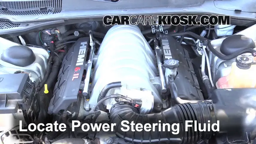 2006 Chrysler 300 C SRT8 6.1L V8 Power Steering Fluid Add Fluid